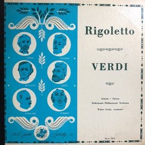 Giuseppe Verdi Rigoletto Perf. By Netherlands Philharmonic Double Vinyl Lp Set